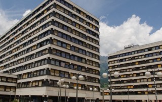 Geiwi-Turm und Bruno-Sander-Haus